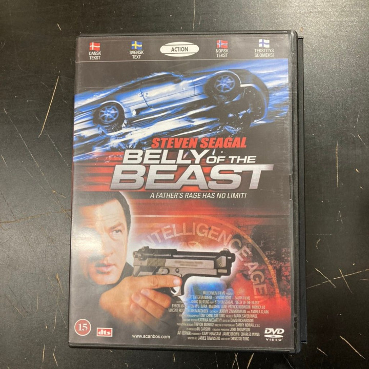 Belly Of The Beast - Pedon kehto DVD (VG+/M-) -toiminta-